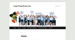 Desktop Screenshot of leapfroginc.com