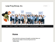 Tablet Screenshot of leapfroginc.com